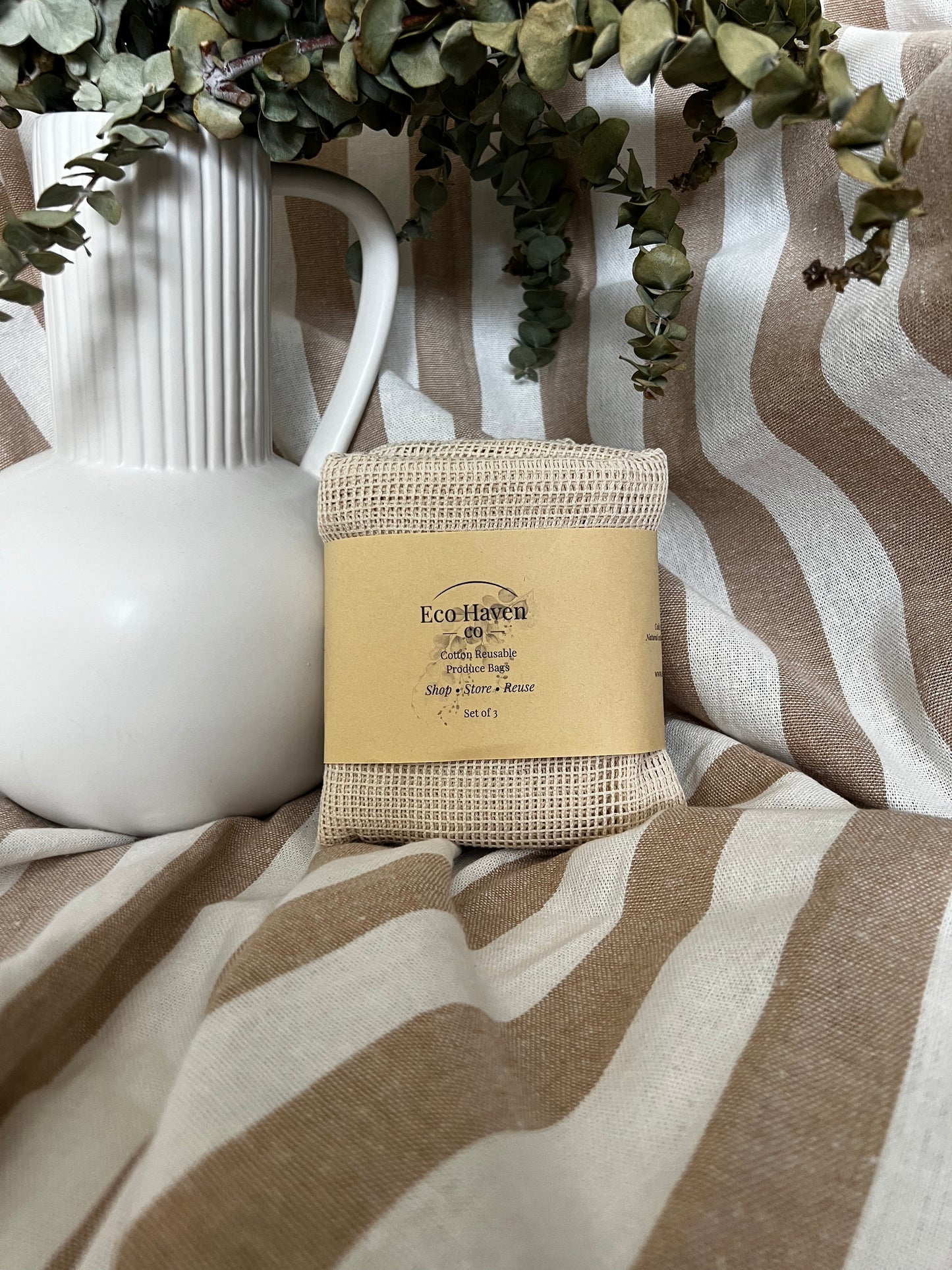 Eco Haven Co Cotton Produce Bag