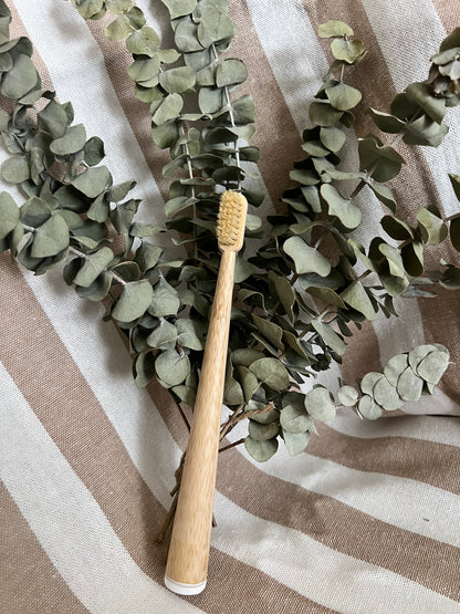 Adult Bamboo Toothbrush | Natural Boar Bristles