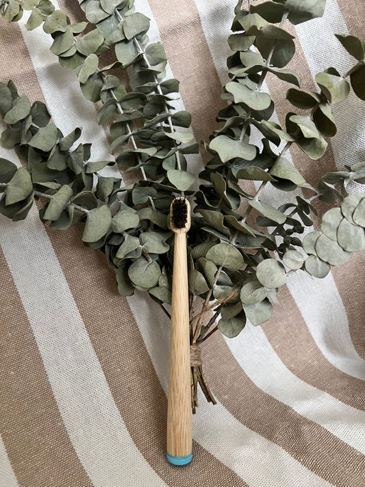 Children's Bamboo Toothbrush | Natural Horsehair Bristles — $6
